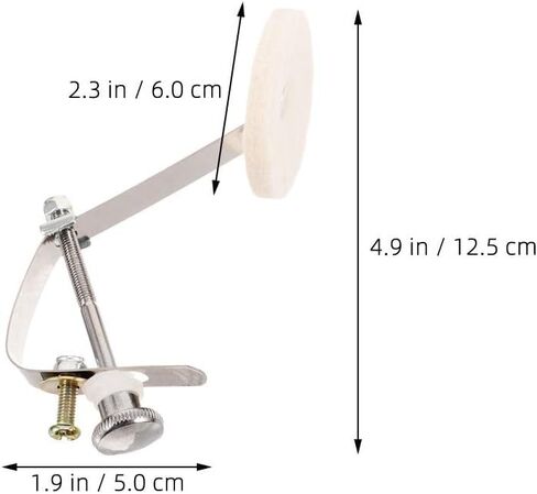 2Pcs Snare Drum Dampener Pads Drum Muffler Silence Pads Adjustable Damper Accessories for Snare and Jazz Drums 4.92X2.36X1.96In in Kuwait