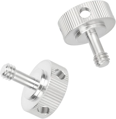 Nonslip Steel 1/4 Threaded Knob Knurled Knob Screw Adapter for Quick Setups of Photography Equipment Without Tool Hand Tight Photography Screw in Kuwait