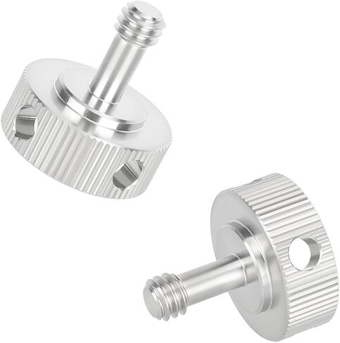 Nonslip Steel 1/4 Threaded Knob Knurled Knob Screw Adapter for Quick Setups of Photography Equipment Without Tool Hand Tight Photography Screw in Kuwait