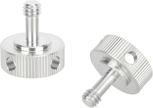 Nonslip Steel 1/4 Threaded Knob Knurled Knob Screw Adapter for Quick Setups of Photography Equipment Without Tool Hand Tight Photography Screw in Kuwait