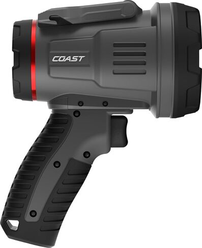 Coast LS20R 2500 Lumen مصباح كشاف مقاوم للماء قابل لإعادة الشحن، 1/4 ميل راند، وقت تشغيل 20 ساعة، عوارض بقعة وفيضانات، IP67، يطفو في الماء in Kuwait