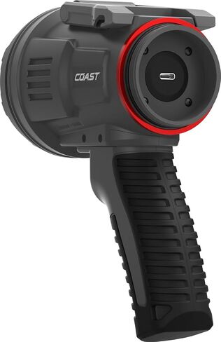 Coast LS20R 2500 Lumen مصباح كشاف مقاوم للماء قابل لإعادة الشحن، 1/4 ميل راند، وقت تشغيل 20 ساعة، عوارض بقعة وفيضانات، IP67، يطفو في الماء in Kuwait