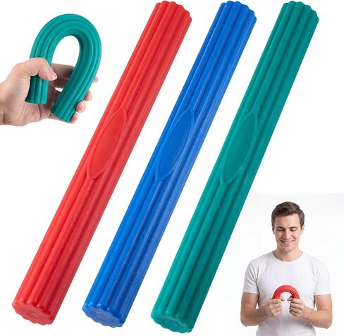 Flex Therapy Bar, Grip Strength Trainers set Resistance Bars for Tennis Elbow & Grip Strength, Color-Coded Therapy Bars for Tendinitis, Wrist,Forearms Pain in Kuwait