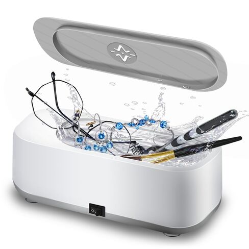 Ultrasonic Jewelry Cleaner, 45kHz Professional Ultrasonic Cleaner Machine with Timer & Control, Ultrasonic Cleaner for All Jewelry, Silver, Dentures, Gold, Glasses, Retainer in Kuwait