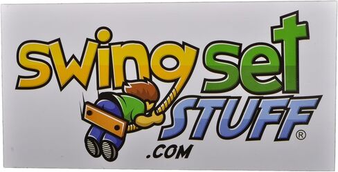 Swing Set Stuff Inc. Light Duty Tire Swivel Kit (Red) & SSS Logo Sticker in Kuwait