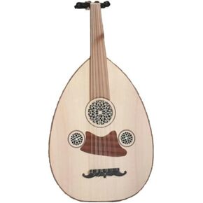 Student Oud with Pickup Beginner Level with Case and Plectrum, Entry Level Instrument in Kuwait
