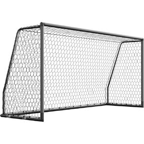 أهداف كرة القدم NAIZEA - 24x8/21x7/18x7/12x6/16x7/10x6/8x6/6x4FT أهداف كرة القدم للتدريب في الفناء الخلفي - شبكة كرة قدم معدنية محمولة للشباب والكبار - فولاذ شديد التحمل للألعاب والتمارين الداخلية والخارجية in Kuwait