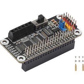 قبعة محرك Pi Motor and Servo Driver - رقاقة PCA9685 & TB6612FNG، محرك تيار مستمر مزدوج و6 أدوات تحكم مؤازرة لـ Raspberry Pi Zero/2B/3B/4B in Kuwait