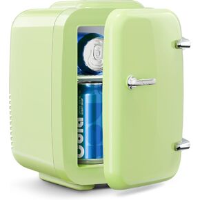 OSTBA Mini Fridge for Skincare, 6 Liter/8 Can 110V AC/DC Portable Thermoelectric Cooler Refrigerators for Bedroom, Skincare, Beverage, Office, Dorm Room and Car, Purple in Kuwait