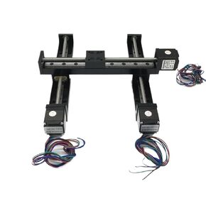 Mini Sliding Table Nema11 28mm Trapezoidal Lead Screw Automatic Locking Motor Kit XY/Axis Gantry Linear Rail Guide Stage(Y Axis 150mm Stroke,XY 250mm-4 Pitch) in Saudi Arabia
