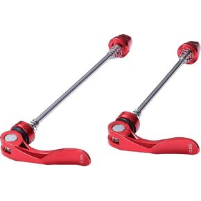 Wheel Hub Quick Release Skewer Set (Front & Rear) for MTB,1 Pair,Red in Kuwait
