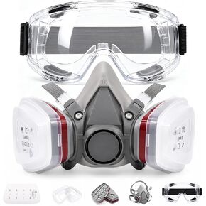 410 Reusable Respirator Mask with A1P2 Filters | Anti-Dust | Ideal for Painting, Woodworking, Construction, Spraying, Sanding, Chemicals, DIY etc in Saudi Arabia