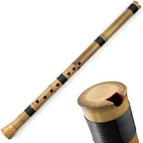 Chinese Vertical Bamboo Flute Traditional Musical Instrument Professional Nan Xiao 8 Hole G Key (Right Hand (close)) in Kuwait