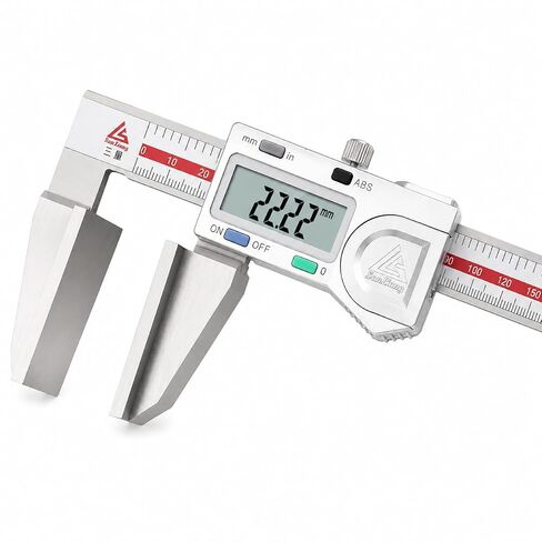 Wire Rope Caliper with Wide Jaw and Large Flat Faces, ABS, 35×40mm Measuring Surface, Stainless Steel (0-300mm / 12 Inch) in Kuwait