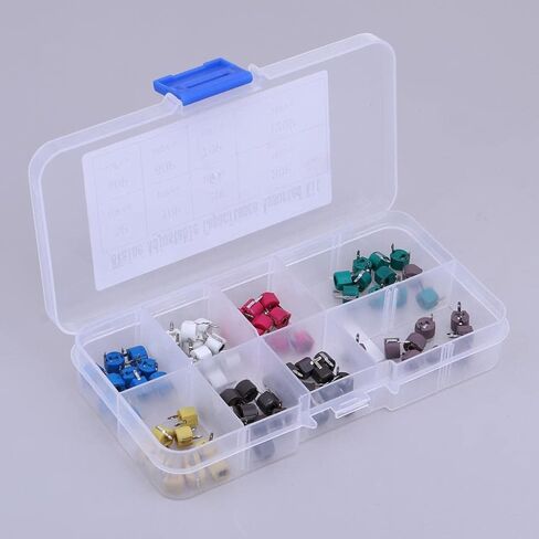 80 Pieces Trimmer with Variable Capacitance Range 8 Values Assortment Complete Build Suitable for Measuring in Kuwait