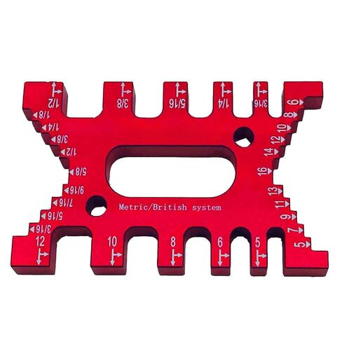 Scriber for Dovetail Jig Tenon Caliper Gauge Metric/Inch Precision Height Gauge for Router Table Saw Engraving Machine Carpentry Measuring Tool（Color:Red in Kuwait