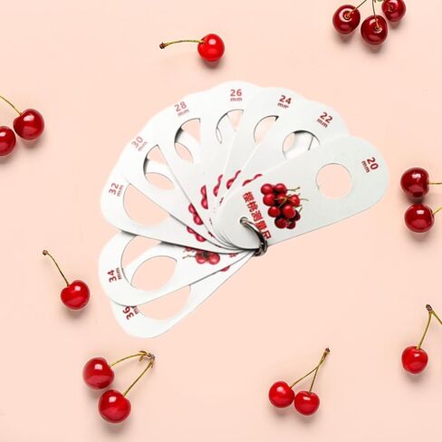 Generic 5x Fruit Caliper, Multifunction 9 Holes Fruit Circle Caliper, Measuring Grade Tool Ruler for Fresh Fruit Grade in Kuwait