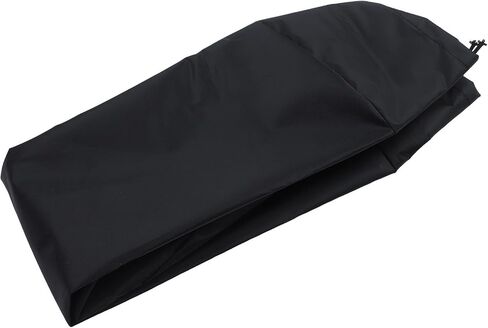Black 210D Oxford 55 Gallon Drum Cover, 26"" Waterproof Dust Cap Standard Straight-Sided Barrels, UV Resistant Outdoor for Protection Shield (65x10cm) in Kuwait