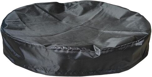 Baoblaze 2X Diameter 65cm Drum Cover with Drawstring Black Oxford Windproof Accessory Industrial Barrel Cover in Saudi Arabia