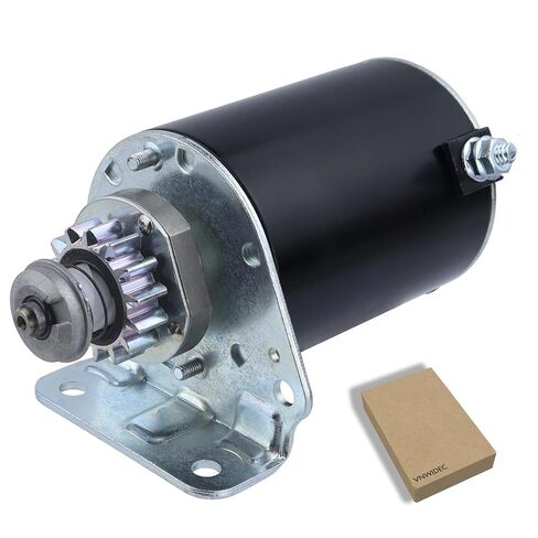 Upgraded Starter Motor 14 Tooth Replacement for Briggs and Stratton L100 LA125 L105 L107 LA100 LA105 LA110 LA115 D100 D105 D110 D120 Tractor in Kuwait