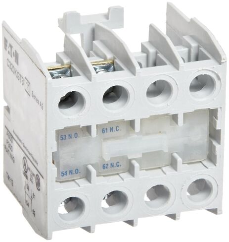 Eaton C320KGT3 Nema Auxiliary Contact For Nema Starters, Top Mount, 1 NO + 1 NC Contacts in Kuwait