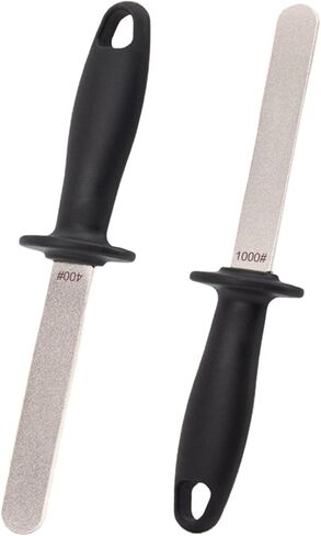 Baoblaze Pro Sharpening Steel Honing Rod Stick Double Sided # / 200# in Kuwait