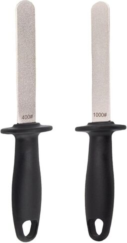 Baoblaze Pro Sharpening Steel Honing Rod Stick Double Sided # / 200# in Kuwait