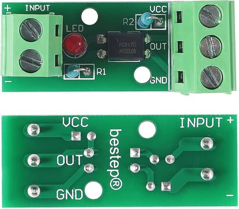 10pcs 1CH Optocoupler PC817 1 Channel Isolation Board Voltage Converter Adapter Module 3.6-30V Driver Photoelectric Isolated Module in Kuwait