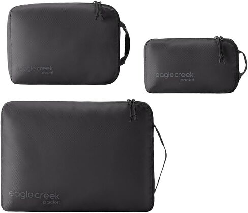 Eagle Creek Pack-It Isolate Cube Set XS/S/M Black in Saudi Arabia