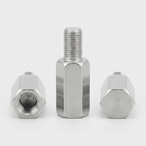 2 Pcs 3/8 Inch Silver Bicycle Stabiliser Extension Bolt Axle Extenders Suitable for Most 12" to 20" Inch Bikes Training Wheels in Kuwait