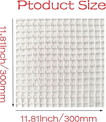 24 Sheets 11.8'' x 11.8'' Mosaic Mesh, Fiberglass Mosaic Mesh Backing Boast, Suitable for DIY Projects, Crafts, and Tile Installation Materials and Tools (Non-Adhesive) in Kuwait