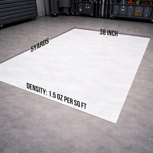 Fiberglass Mat1.5 Oz,5 Yards x 38" Wide,Fiberglass Mat Compatible with Polyester & Vinyl Ester Resin for DIY Repair,Automotive,Boat,Tub,Shower in Kuwait