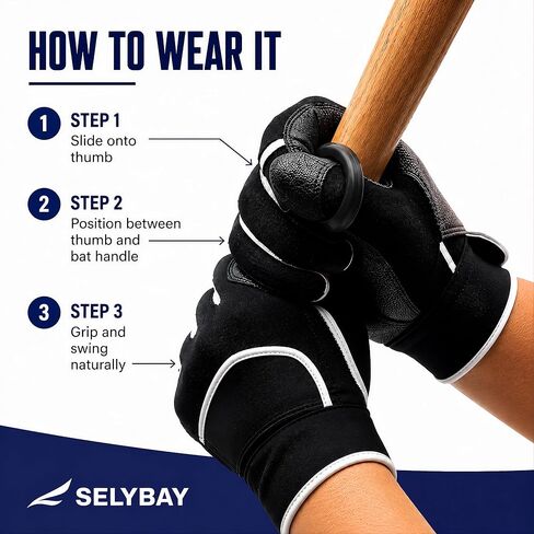 Baseball Thumb Guard - Bat Sting Stopper Thumb Brace Right Hand & Left Hand in Kuwait