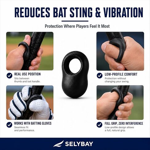 Baseball Thumb Guard - Bat Sting Stopper Thumb Brace Right Hand & Left Hand in Kuwait