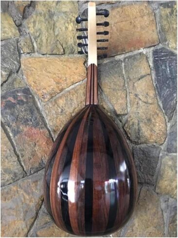 Oud Musical Instrument Walnut Wood Beginner Training, Glossy Polyester Finish in Kuwait