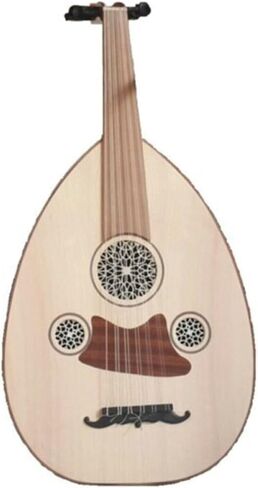 Student Oud with Pickup Beginner Level with Case and Plectrum, Entry Level Instrument in Kuwait