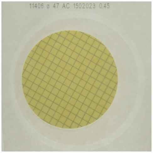 Sartorius 11406-47-ACN Membrane Filter Disc, Cellulose Nitrate, Sterile, 0.45 μm, 47mm, White with Black Grids (Pack of 100) in Kuwait