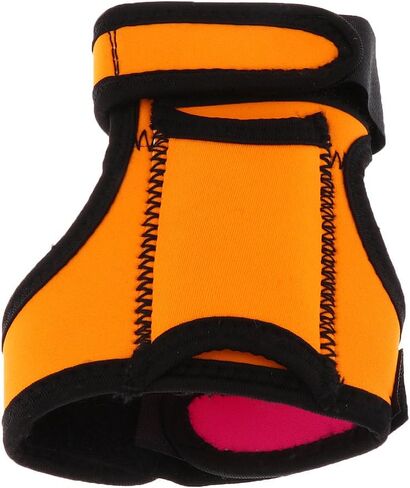 MonkeyJack Durable Universal 3mm Neoprene Hand Free Flashlight Holder Glove Underwater Scuba Diving Dive Outdoor Camping Hunting Climbing Torch Holster Hand Arm Mount Strap - Orange in Kuwait