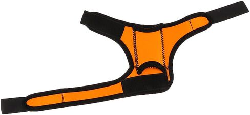 MonkeyJack Durable Universal 3mm Neoprene Hand Free Flashlight Holder Glove Underwater Scuba Diving Dive Outdoor Camping Hunting Climbing Torch Holster Hand Arm Mount Strap - Orange in Kuwait