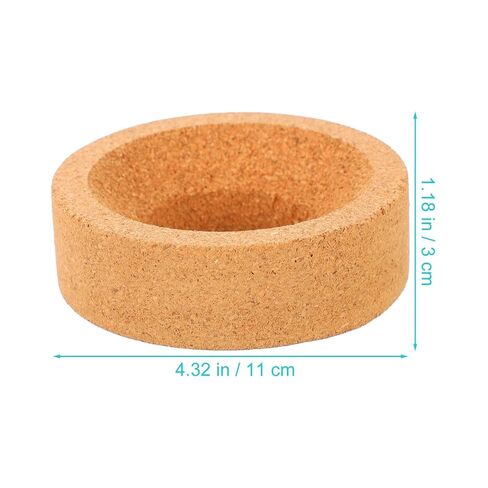 VALICLUD 2pcs Cork Round Bottom Flask Holder Mat 110mm Laboratory Flask Base Support Pads and Support in Scientific Labs in Kuwait