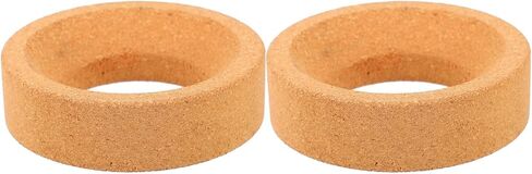Homoyoyo 2pcs Cork round Bottom Flask Holders 110mm Laboratory Cork Flask Stands for Experimental round Base Natural Material Support Seat in Kuwait