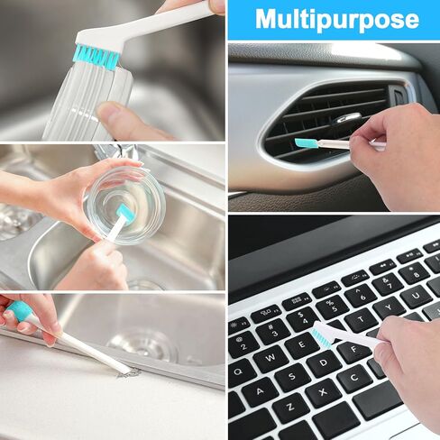 XANGNIER Ice Machine Cleaner Brush Kits,Countertop Ice Maker Cleaning Tools Accessories-2 Pcs Extra Long Pipe Drain Cleaners Brush and 8 Pcs Small Crevice Cleaning Brush for Tight Spaces in Kuwait