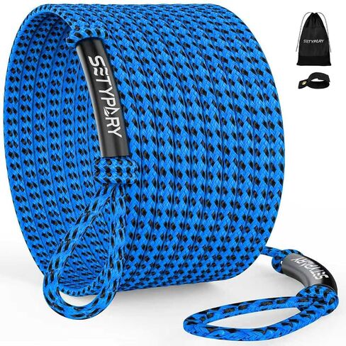 4-6K 60FT Boat Tow Rope for Tubing, Fits 1-4 Person Towable Tubes Boating, Heavy-Duty Floating Tube Tow Rope for Watersports in Saudi Arabia