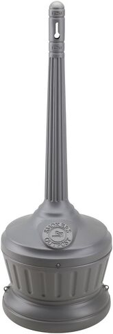 Commercial Zone 711303 Smokers' Outpost Standard Gray 16 Qt. Cigarette Receptacle in Kuwait