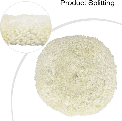 Wool Polishing Pad 9 Inch 225mm Soft Bonnet for Furniture Car Metal Finishing with Pneumatic or Electric Polisher in Kuwait