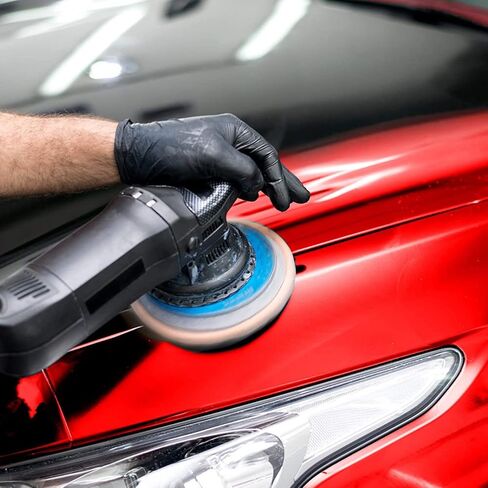 12 Packs Car Polisher Waxer Bonnet Set, High Elasticity Microfiber Polishing Buffing Pads for Car Truck Motorcycle Boat Yacht in Kuwait