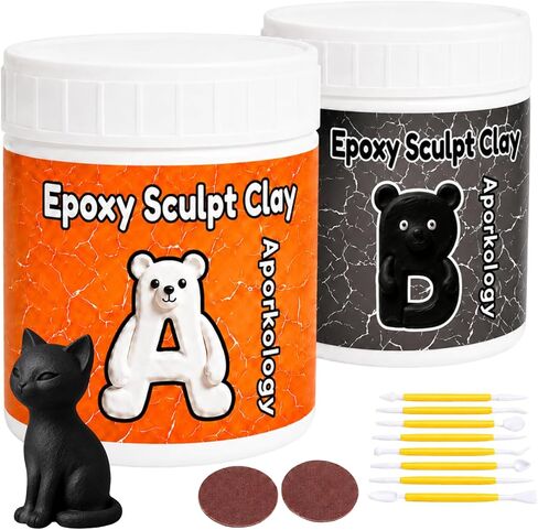 Epoxy Putty, 14.11oz/400g Fast Repair Epoxy Clay for Fixing Leaks, Cracks, Sculpting,High Strength 2 Part Epoxy Filler Putty for Bonding Metal, Tile, Concrete, Plastic (White) in Kuwait