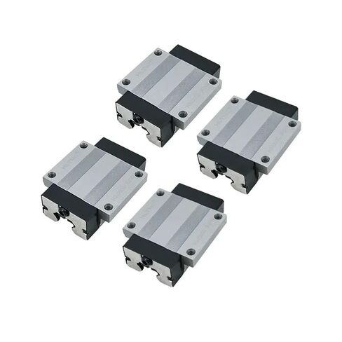 EU/RU/BR Warehouse Steel Blocks Slider Carriages 4pcs/lot HGH15CA HGW15CC HGH20CA HGW20CC Linear Guide Bearing for CNC Router(4 pcs HGW20CC Steel) in Kuwait
