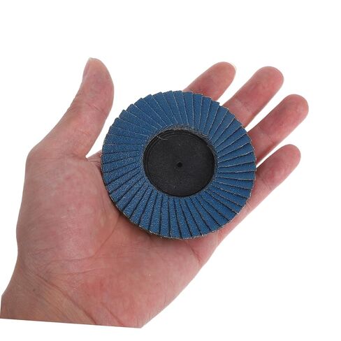 3-inch Flap Sanding Wheel Set for Die Grinder, 40+60+80+120 Grit Abrasive Discs with Rubber Backing Pad and Straight Shank, Electric Grinding Accessory for Metal Polishing in Kuwait