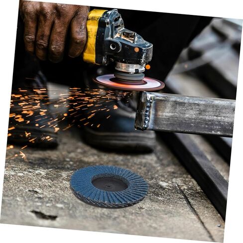 3-inch Flap Sanding Wheels Set for Drill with 40/60/80/120 Grits, Includes Rubber Backing Pad and Straight Shank, Flat Grinding Disc for Industrial Polishing and DIY Abrasive in Kuwait